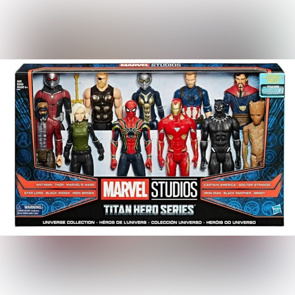 Marvel Studios Titan Hero Series 11 Action Figures Set